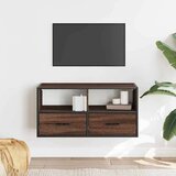 vidaXL TV ormarić smeđi hrast 80x31x39,5 cm Konstruirano drvo i metal | shoptok.hr