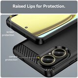Techsuit Carbon Silicone maska za Realme C67 4G – crna | shoptok.hr