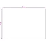  Tepih ORIZ Crni dijamantni uzorak 240 x 340 cm 100% poliester - Crni dijamantni uzorak 240 x 340 cm | shoptok.hr
