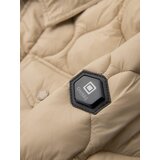 Ombre Men's quilted jacket in shirt cut - beige | Shoptok.si