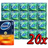Ansell/Mates unimil max love 20 pack
