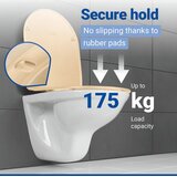 Wenko WC daska s automatskim zatvaranjem 36 x 46 cm Galati – | shoptok.hr
