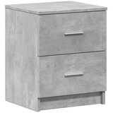 vidaXL Nočna omarica z 2 predaloma betonsko siva 40x36x50 cm, (5000298557) | Shoptok.si