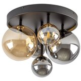 Schuller Temna stropna svetilka 5L, črna medenina, (21006421) | Shoptok.si