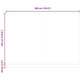  Ročno zložljivo senčilo Svetlo siva 4 × 3,5 m, (5000211555) | Shoptok.si