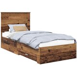  Krevetna konstrukcija Staro drvo 90 x 190 cm Konstruirano drvo | shoptok.hr