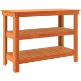  Radni stol Voštano smeđa 110,5 x 50 x 80 cm Masivna borovina | shoptok.hr