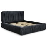 Bobochic Paris Svijetlo plavi tapecirani bračni krevet s prostorom za odlaganje s podnicom 160x200 cm Blair – Cijene