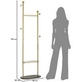 Mauro Ferretti Metalna vješalica u zlatnoj boji 48x178 cm Olaf – | shoptok.hr
