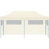 Šator za svadbe - šator za zabave Krema 291 x 580 x 315 cm Oxford tkanina - Krema s dvije bočne zidove Da | shoptok.hr