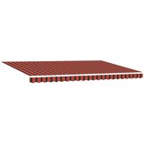  Tkanina za tende s narančasta i smeđa 500 × 300 cm Poliester | shoptok.hr