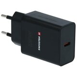 Swissten mrežni adapter za punjač PowerDelivery 25W, iPhone + Samsung, crni | shoptok.hr