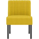  Niska stolica žuta baršunasta | shoptok.hr