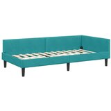  Kotni okvir postelje z matrico Drugo 2 pcs Turkizna Žamet, (5000121467) | Shoptok.si