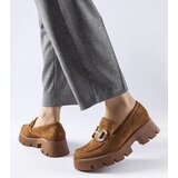 Gemre Brown moccasins with rhinestones Giacomo | shoptok.hr