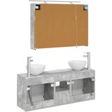  Set ormarića za kupaonicu 4 kom. Betonska siva | shoptok.hr