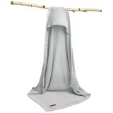 Sensillo pokrivač od bambusa s kapuljačom 90x85cm svijetlo sivi | shoptok.hr