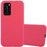Cadorabo Case, združljiv s Huawei v Candy Red - Zaščitni pokrov, narejen iz fleksibilnega silikona TPU, (20579527) | Shoptok.si