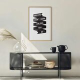  Plakat - Dreams Don\'t Work Unless You Do 60x90 Zlatni okvir s margom | shoptok.hr