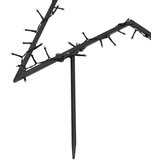  Božićno svjetlo sa šiljcima zvijezda 80 LED 60 cm | shoptok.hr