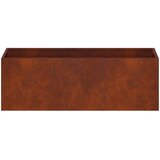  Vrtna saksija 2 kom. Rđa 40 x 20 x 20 cm Otporni čelik | shoptok.hr