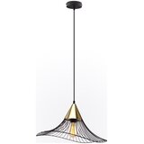  Luster na sajli ALURA 1xE27/60W/230V prečnik 50 cm crna | Eponuda.com