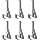  Podrška za zaštitu od snijega 6 pcs Antracit 29,5 x 3 x 34,5 cm | shoptok.hr