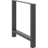  Noge za blagovaonski stol U-oblik 2 kom antracit 80 x (72-73) cm čelik | shoptok.hr