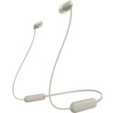 Sony slušalice WIC100C.CE7 bt, in-ear, bežične, beige | shoptok.hr