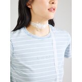 Guess Jeans Majica golublje plava / bijela | shoptok.hr