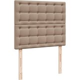 vidaXL Otomanski posteljni okvir z vzmetnico kapučino 120x200 cm, (21611407) | Shoptok.si
