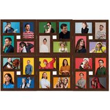 vidaXL okvir za 24 fotografije (13 x 18 cm) tamnosmeđi mdf | shoptok.hr