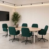  Okretne radne stolice 6 kom. 54 x 55 x 90 cm Tamnozelena Baršun | Eponuda.com