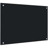  Kuhinjske zaštite od prskanja 2 kom crne 70 x 50 cm staklene | shoptok.hr