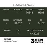 AK Interactive Medium Green 17ml - 3rd Gen Akrilna Boja AK11412 | Eponuda.com