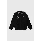 Adidas Otroška bomber jakna črna barva
