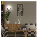 WALLXPERT Butterfly Face Female Black Decorative Metal Wall Accessory | Eponuda.ba