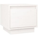 Maison Chic Nočna omarica - Nočna miza bela 35x34x32 cm trdna borovina, (21688789) | Shoptok.si