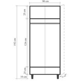 Hanah home ormar lidya 2 969 (869VEL8676) | ePonuda.com