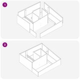 Vrtna saksija Srebrno 100 x 100 x 50 cm Nehrđajući čelik | shoptok.hr
