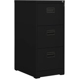 vidaXL Ormarić za spise crni 46 x 62 x 102,5 cm čelični Cijene
