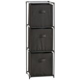 Ormarić Damhus sa 3 korpe crna/siva ( 3640082 ) Cene