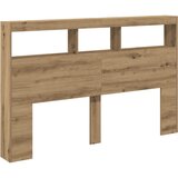 Ormarić za uzglavlje LED boja artisan hrast 160x17x102 cm | Eponuda.com