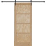 vidaXL klizna vrata s kompletnim hardverom 86x211 cm čvrsto borovo drvo | shoptok.hr