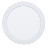 Eglo Fueva 5 ugradbena led, 10,5w, 1350lm, prečnik 166, ip44, bela/čelik/plastika | ePonuda.com