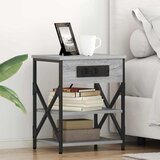 Noćni ormar Siva Sonoma 41 x 31 x 51 cm Konstruirano drvo | Eponuda.com