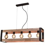 Candellux Lighting Črna viseča svetilka 20x90 cm Varna - Candellux Lighting Cene