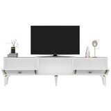 Hanah home tv polica doruk white gold | ePonuda.com