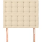  Uzglavlje krem boje 100x5x118/128 cm tkanina | shoptok.hr