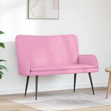 SOFA za dvije osobe Ružičasta 115 x 61 x 87 cm tkanina | shoptok.hr